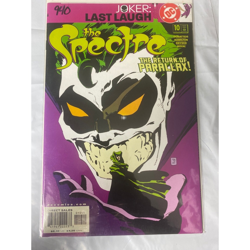 The Spectre 10 Joker Last Laugh Return of Parallax DC Comics 2002 Modern Age